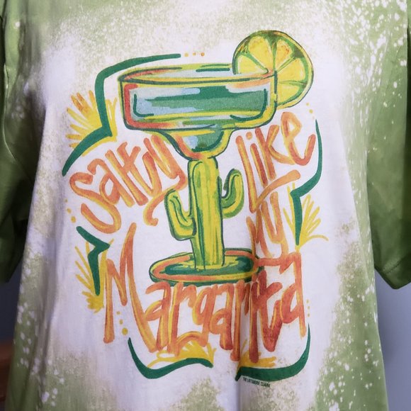 Margarita Anyone?  You need this bleached Tee - Picture 4 of 9